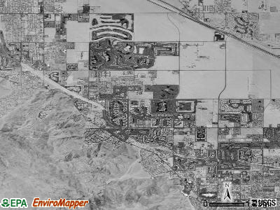 Rancho Mirage satellite photo by USGS