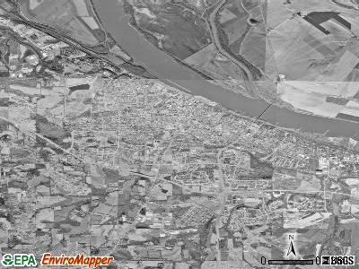 Washington satellite photo by USGS