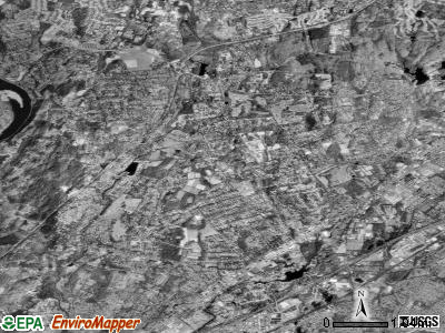 Orange satellite photo by USGS