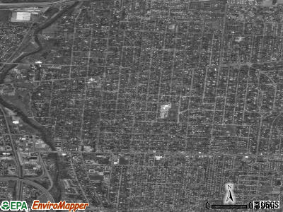 Bexley satellite photo by USGS