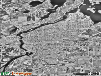 Brainerd satellite photo by USGS