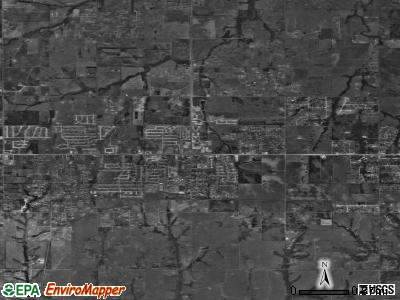 Mustang satellite photo by USGS
