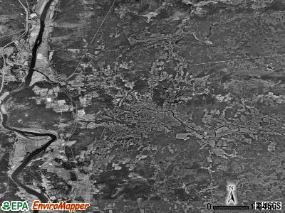 Claremont satellite photo by USGS