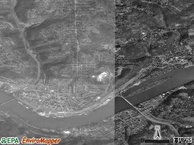 East Liverpool satellite photo by USGS