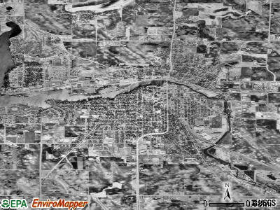 Hutchinson satellite photo by USGS