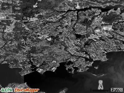 Lake Shore satellite photo by USGS