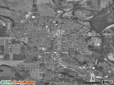 Lebanon satellite photo by USGS