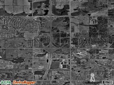 Matteson satellite photo by USGS