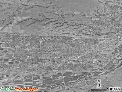 Billings satellite photo by USGS