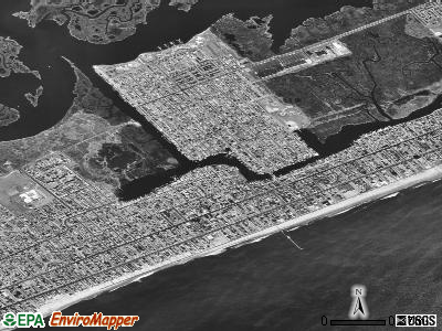 Ventnor City satellite photo by USGS