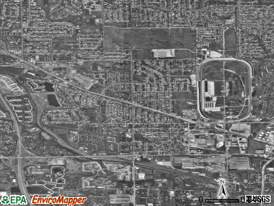 Speedway satellite photo by USGS