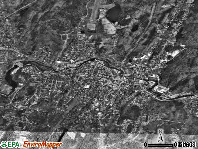 Southbridge satellite photo by USGS