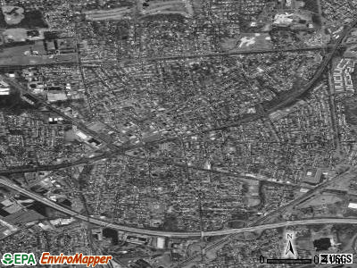 Metuchen satellite photo by USGS