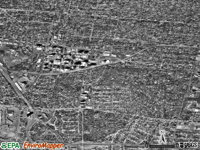 Clayton satellite photo by USGS