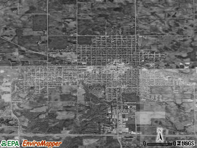 Boone satellite photo by USGS