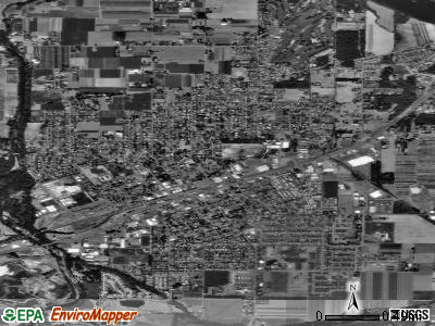 Canby satellite photo by USGS
