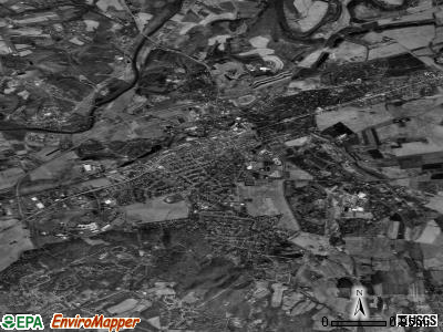 Hershey satellite photo by USGS