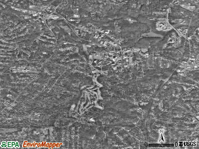 Druid Hills satellite photo by USGS