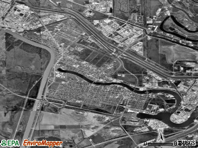 Freeport satellite photo by USGS