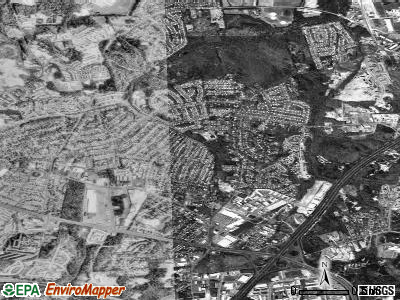 Forestville satellite photo by USGS