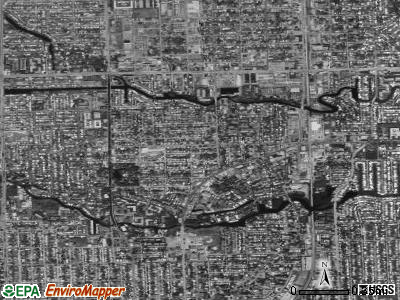 Wilton Manors satellite photo by USGS