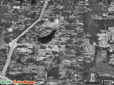Martha Lake satellite photo by USGS