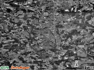 Newton satellite photo by USGS