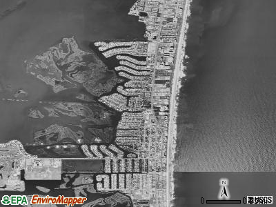 Cocoa Beach satellite photo by USGS