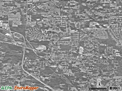 Powder Springs satellite photo by USGS
