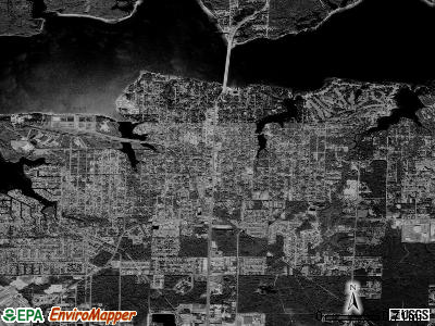 Lynn Haven satellite photo by USGS