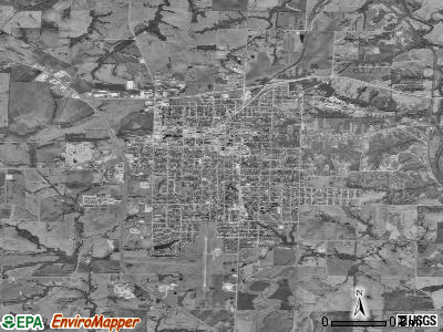 Marshall satellite photo by USGS