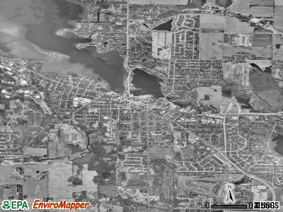 Oconomowoc satellite photo by USGS