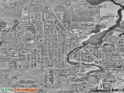 Stoughton satellite photo by USGS