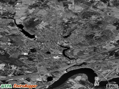 Amesbury satellite photo by USGS