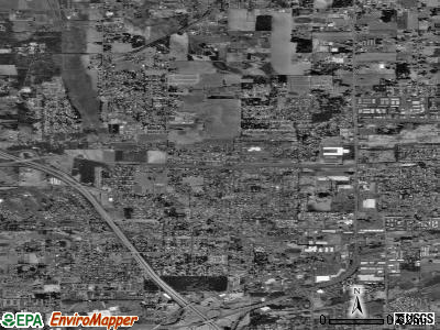 Five Corners satellite photo by USGS
