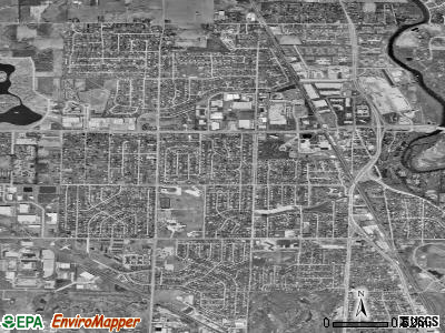 Brown Deer satellite photo by USGS