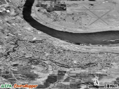 City of The Dalles satellite photo by USGS