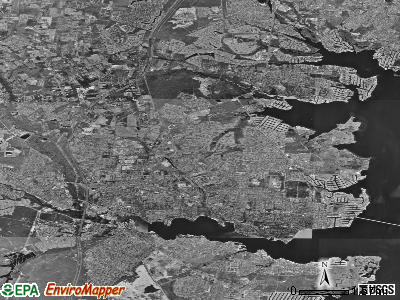 Toms River satellite photo by USGS
