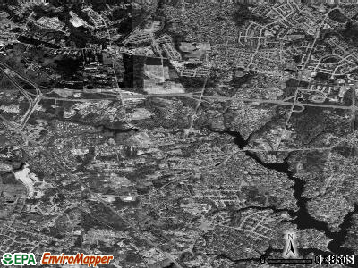 Pasadena satellite photo by USGS