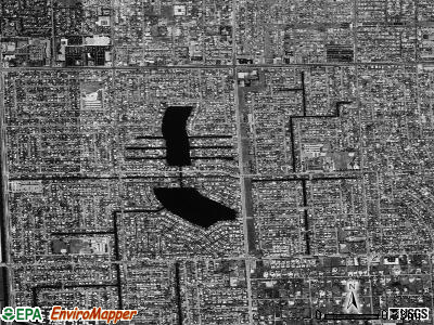 Westwood Lakes satellite photo by USGS