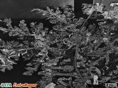 Cornelius satellite photo by USGS