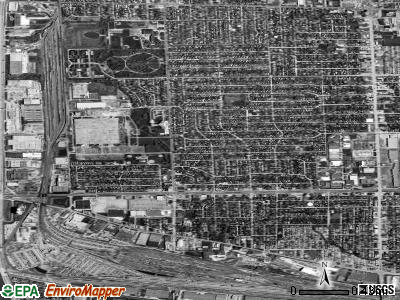 Northlake satellite photo by USGS