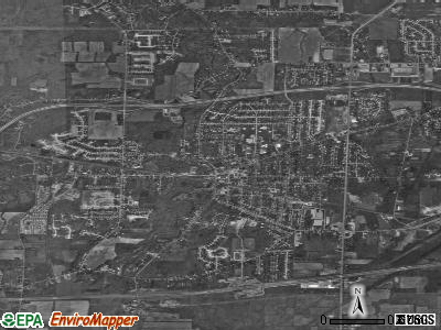 Amherst satellite photo by USGS