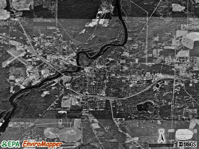 Bainbridge satellite photo by USGS