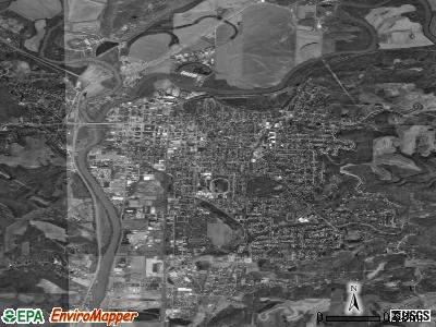 Coshocton satellite photo by USGS