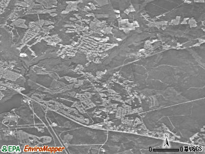 Piney Green satellite photo by USGS