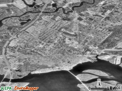 Somers Point satellite photo by USGS