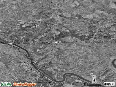 Madison Heights satellite photo by USGS