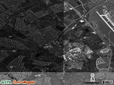Converse satellite photo by USGS