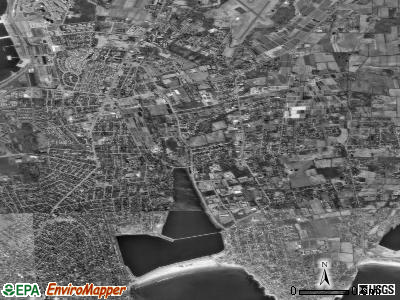 Newport East satellite photo by USGS